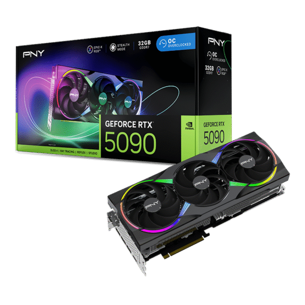PNY GeForce RTX™ 5090 ARGB EPIC-X RGB™ Overclocked