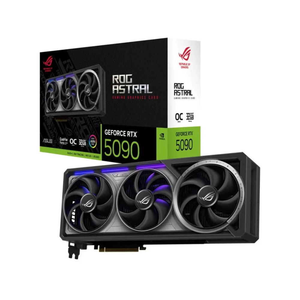 Untitled design (42) ASUS ROG Astral GeForce RTX™ 5090 OC Edition Gaming Graphics Card - Image 1