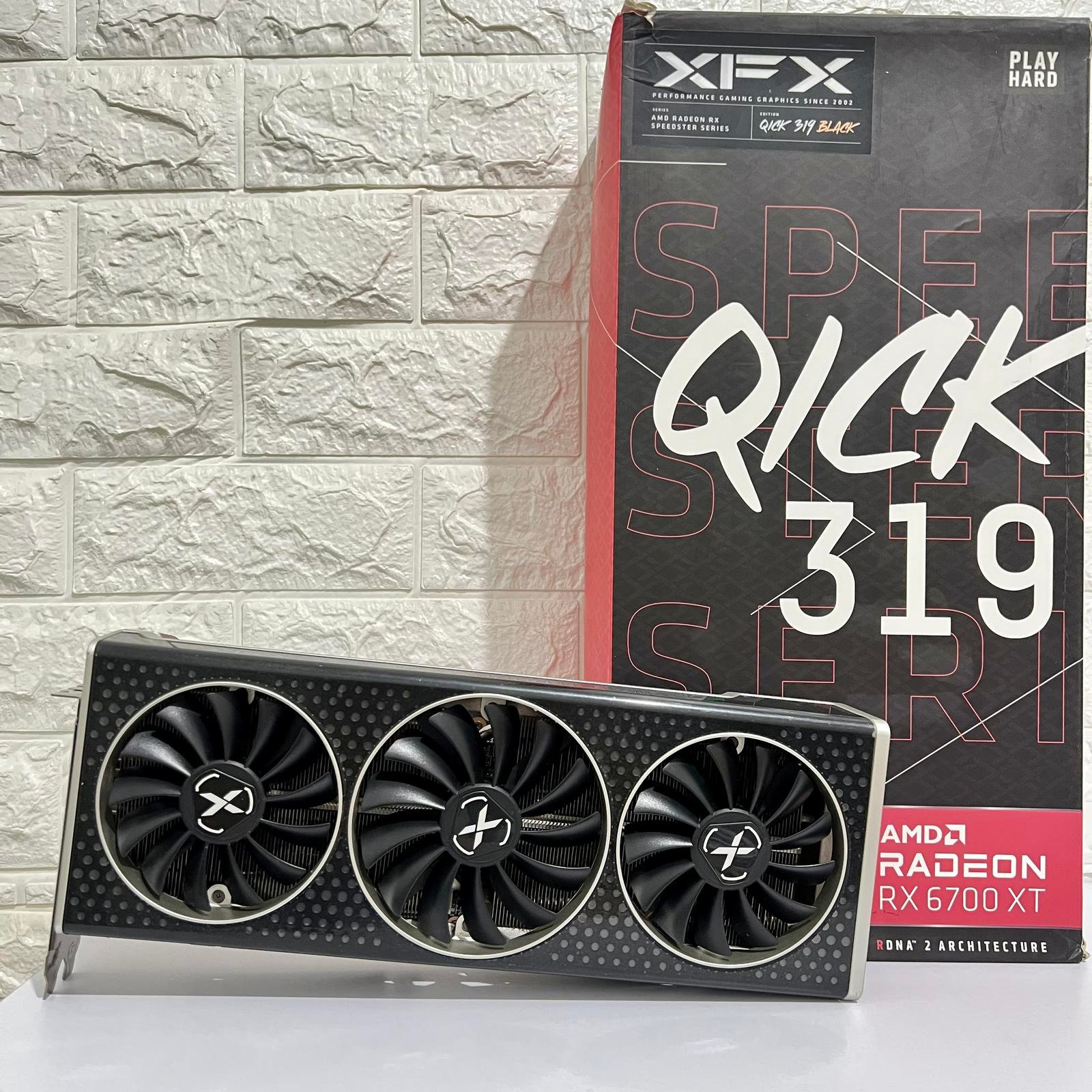 XF1 USED XFX RX 6700 XT 12GB Graphics Card GPU - Image 1