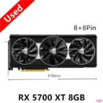 USED XFX RX 5700XT RX5700 XT 8GB Graphics Card GPU - Image 3