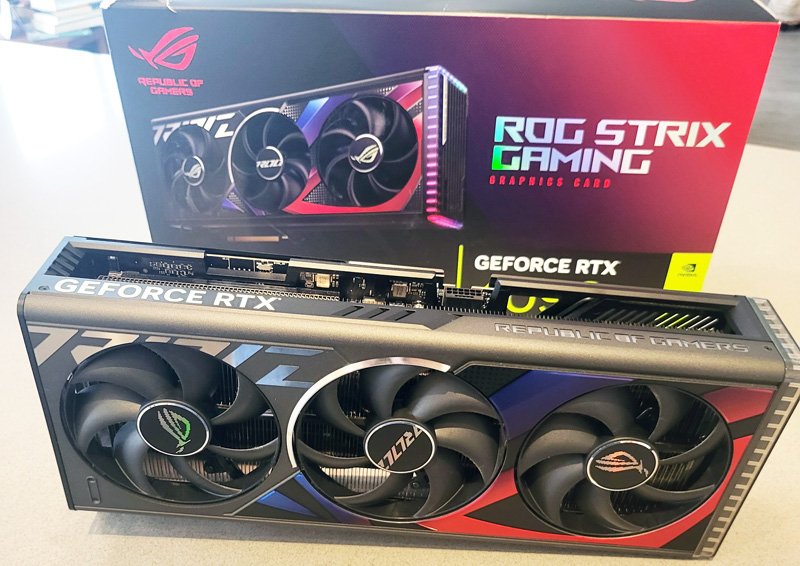 ASUS-ROG-Strix-4090-OC USED ASUS ROG Strix GeForce RTX 4090 BTF OC Edition 24GB - Image 1